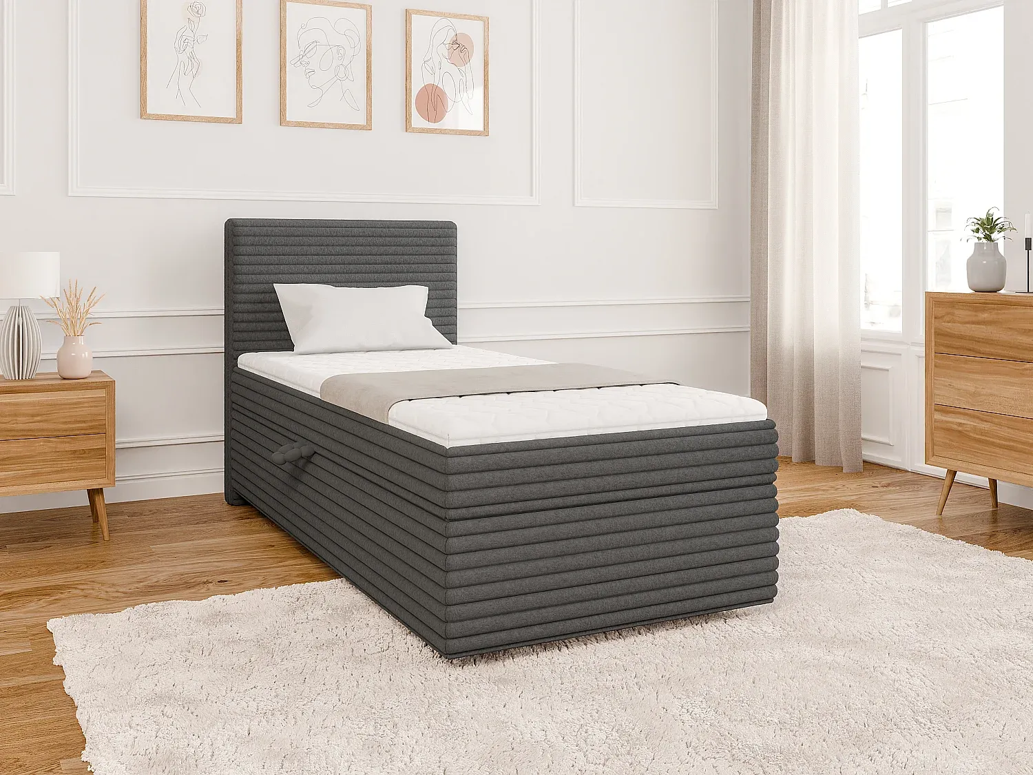 Schlafzimmer,Bereich Bett,Boxspringbett-Livavenao