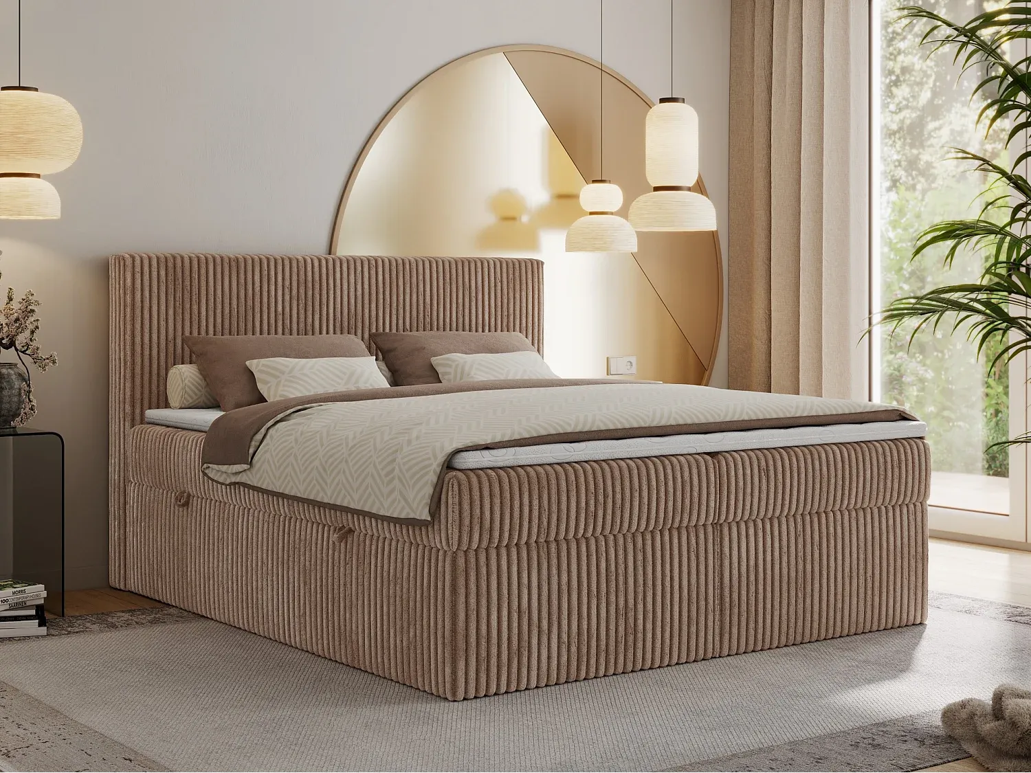 Schlafzimmer,Bereich Bett,Boxspringbett-Livavenao