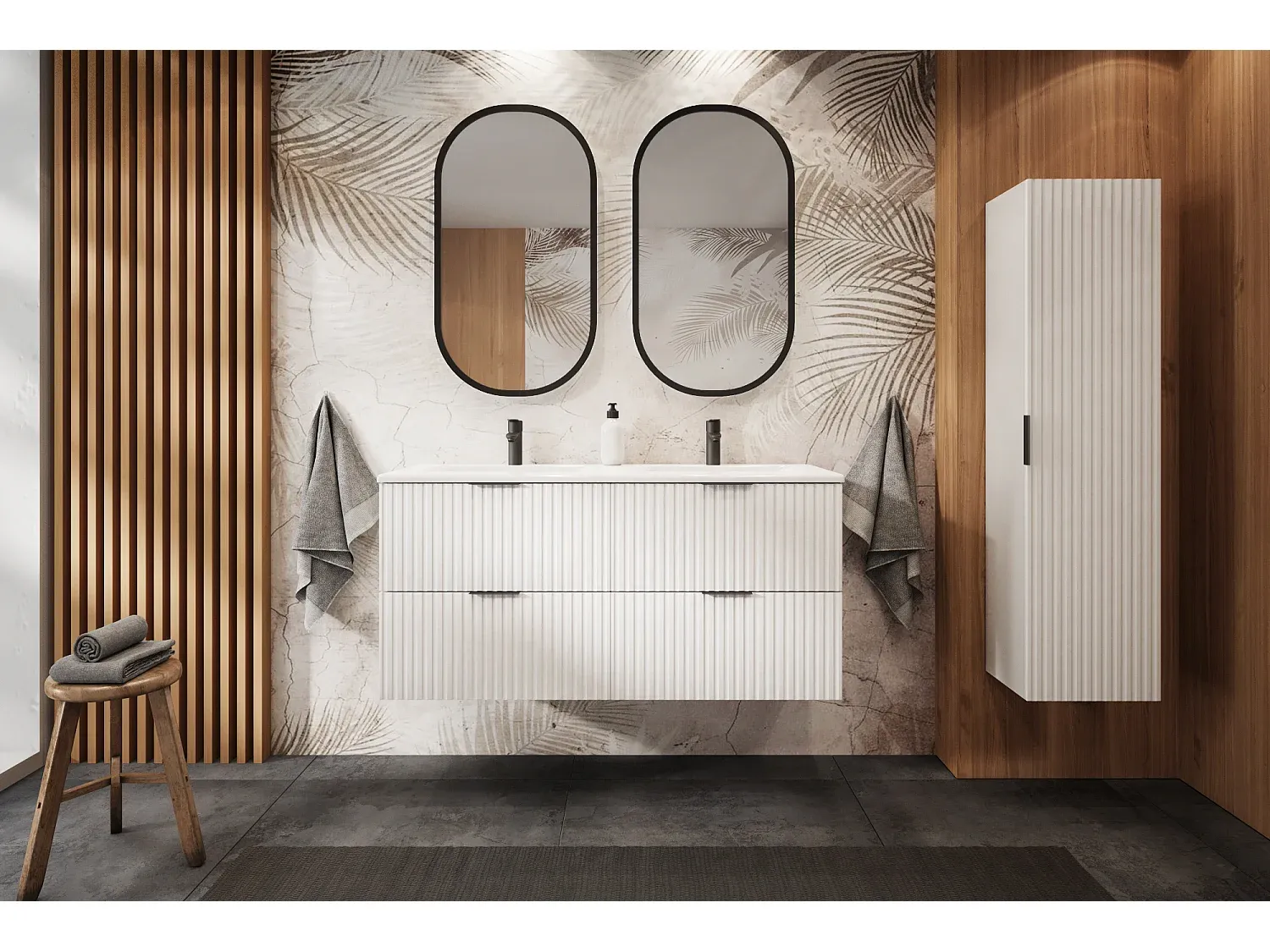 Badezimmer,Bereich Badezimmermöbel,Waschbeckenunterschrank-Livavenao