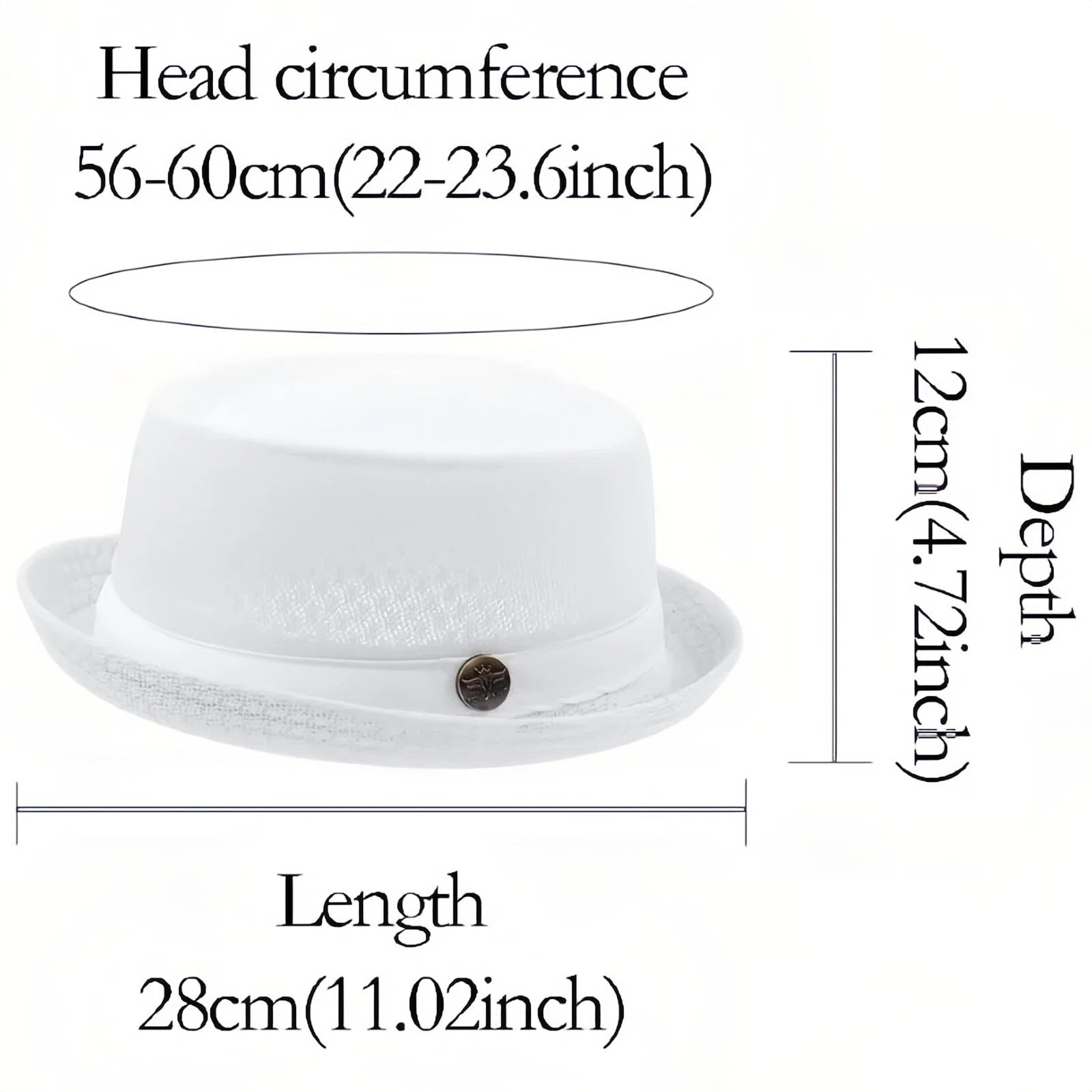 Summer Breathable Mesh Pork Pie Hat