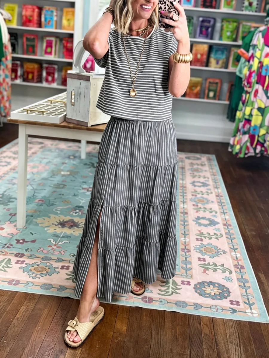 Women's Sunny Stripe Two-Piece Summer Set