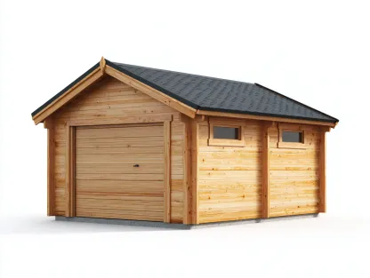 Abri de jardin - Bois - 520 x 340 x 255 cm - Bois naturel - Style chalet contemporain-Sofamyyard