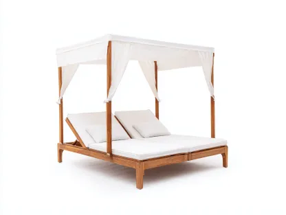 Bain de soleil-bois-tissu-217 x 156 x 222 cm-blanc-naturel-style contemporain-Nestuphaus