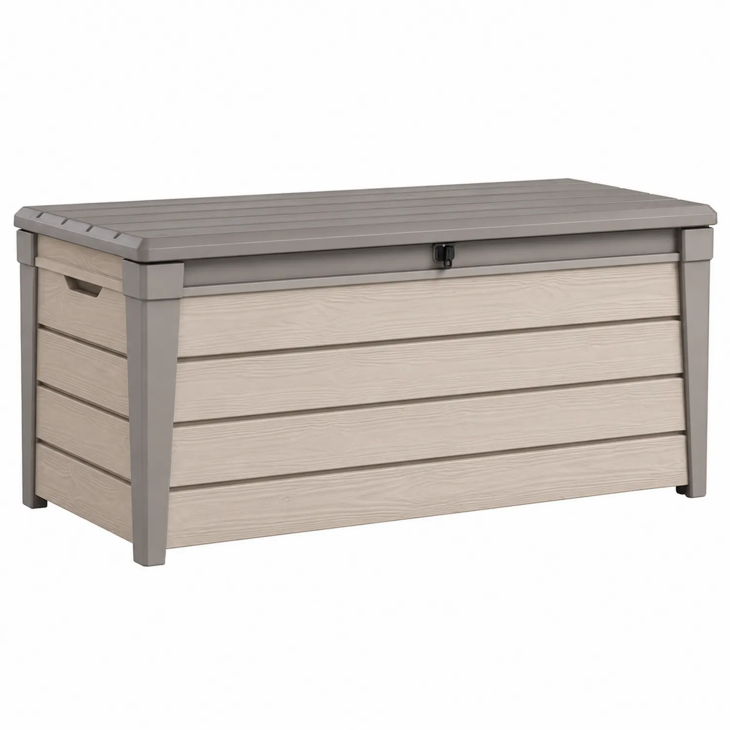 Polypropylen Aufbewahrungsbox Beige/Grau 120x45x60cm