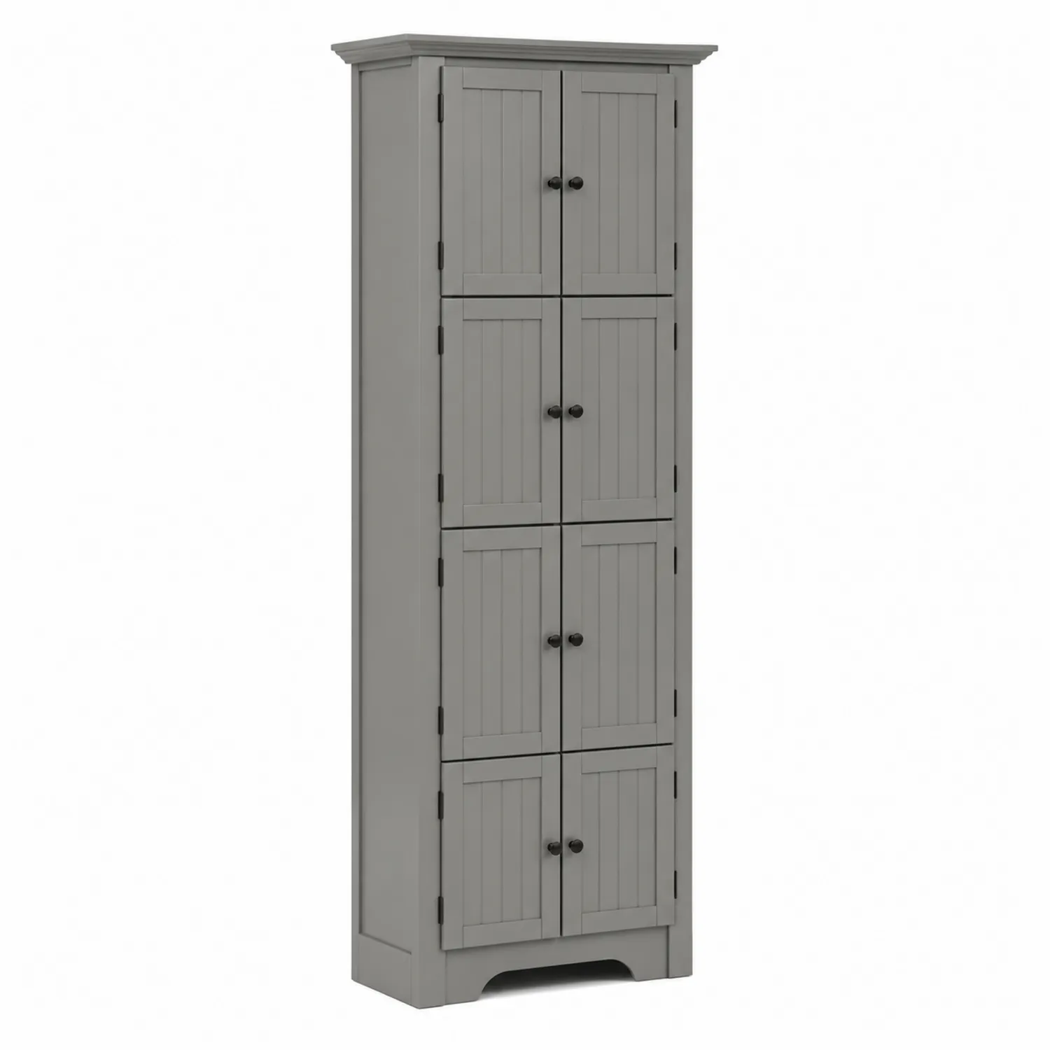Schrank Holz Grau 180x60x35 cm