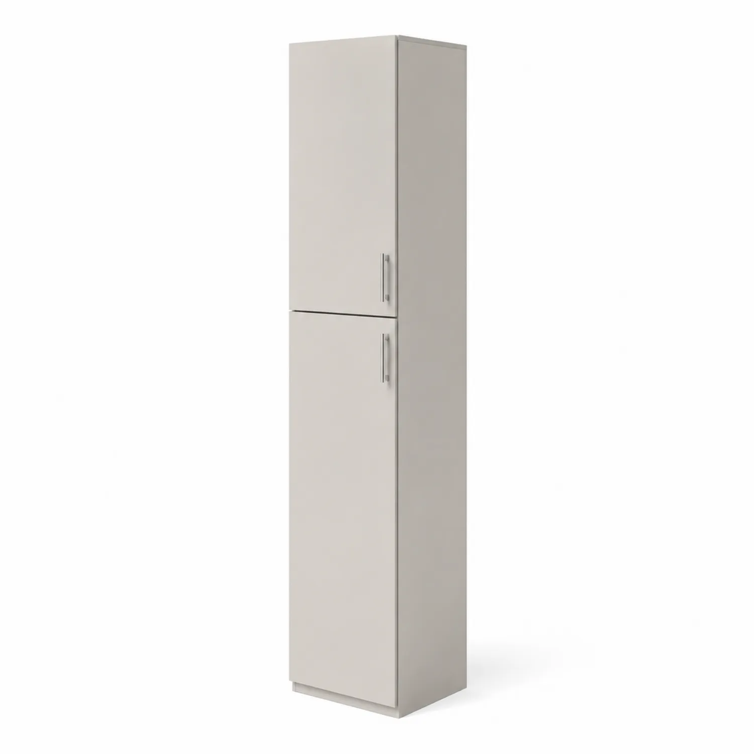 Vorratsschrank mit 2 Türen Spanplatte Beige 180x40x35 cm