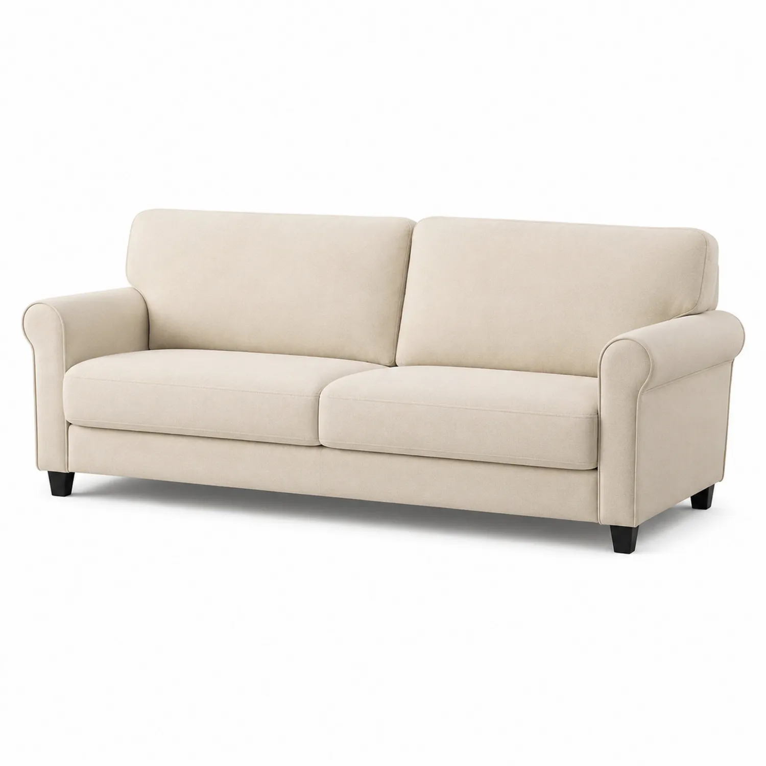 3-Sitzer Sofa Mikrofaser Beige 210 cm