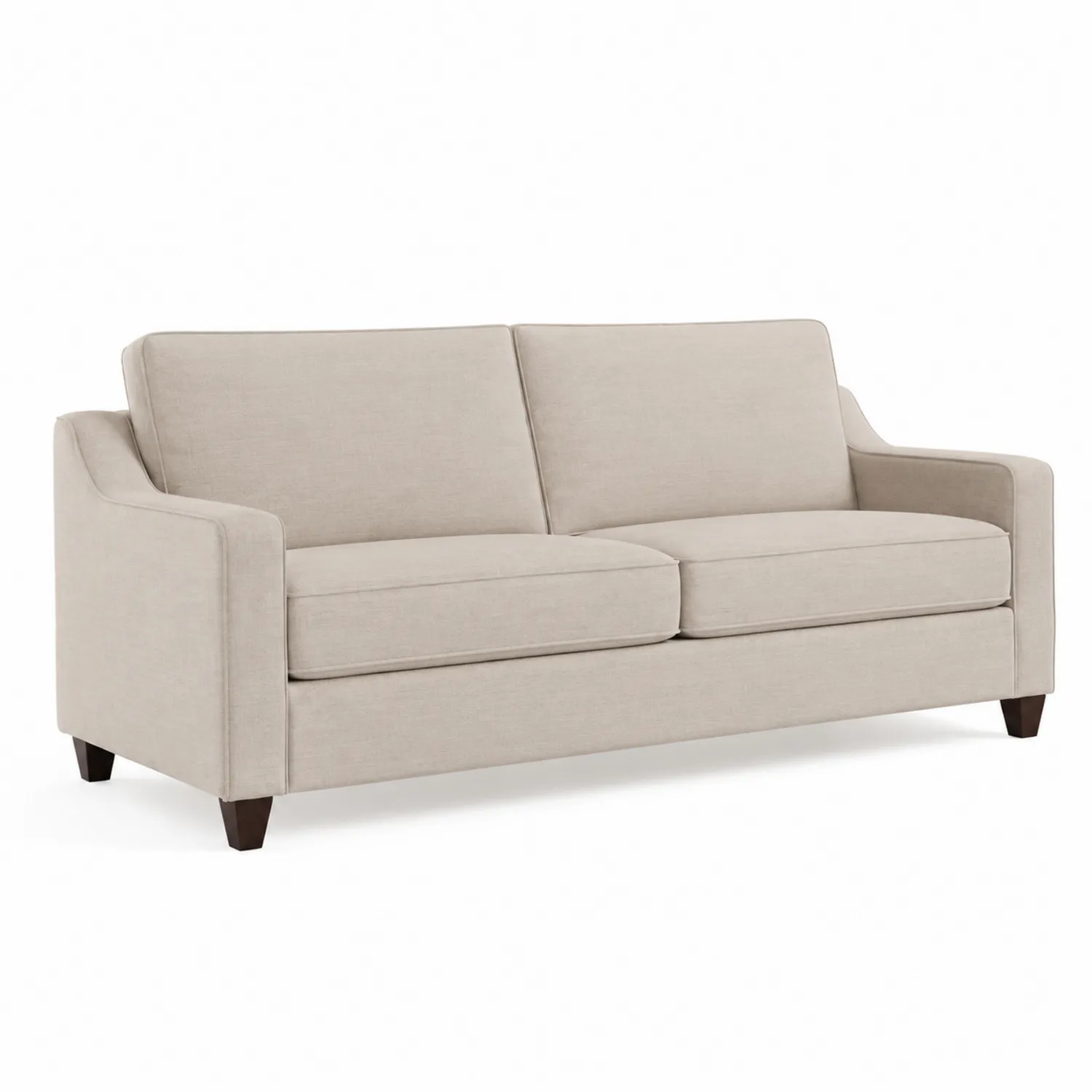3-Sitzer Sofa Stoff Beige 200 cm