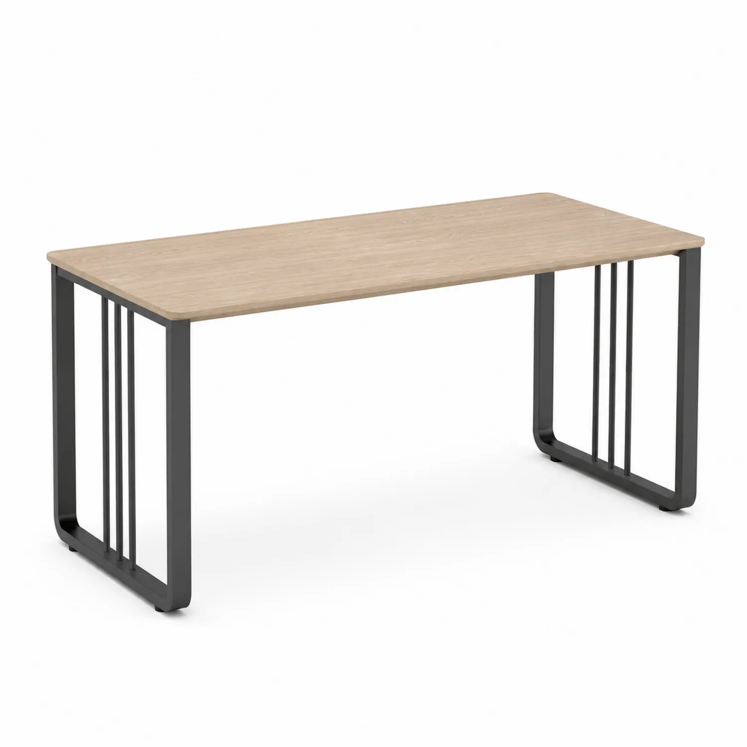 Rechteckiger Tisch MDF Eiche 120x60x75 cm