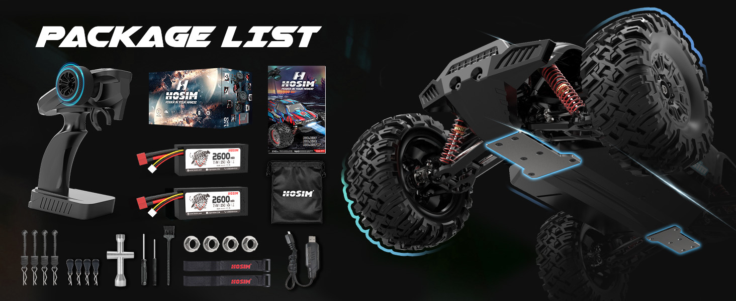 Packing List and Reinforced chassis