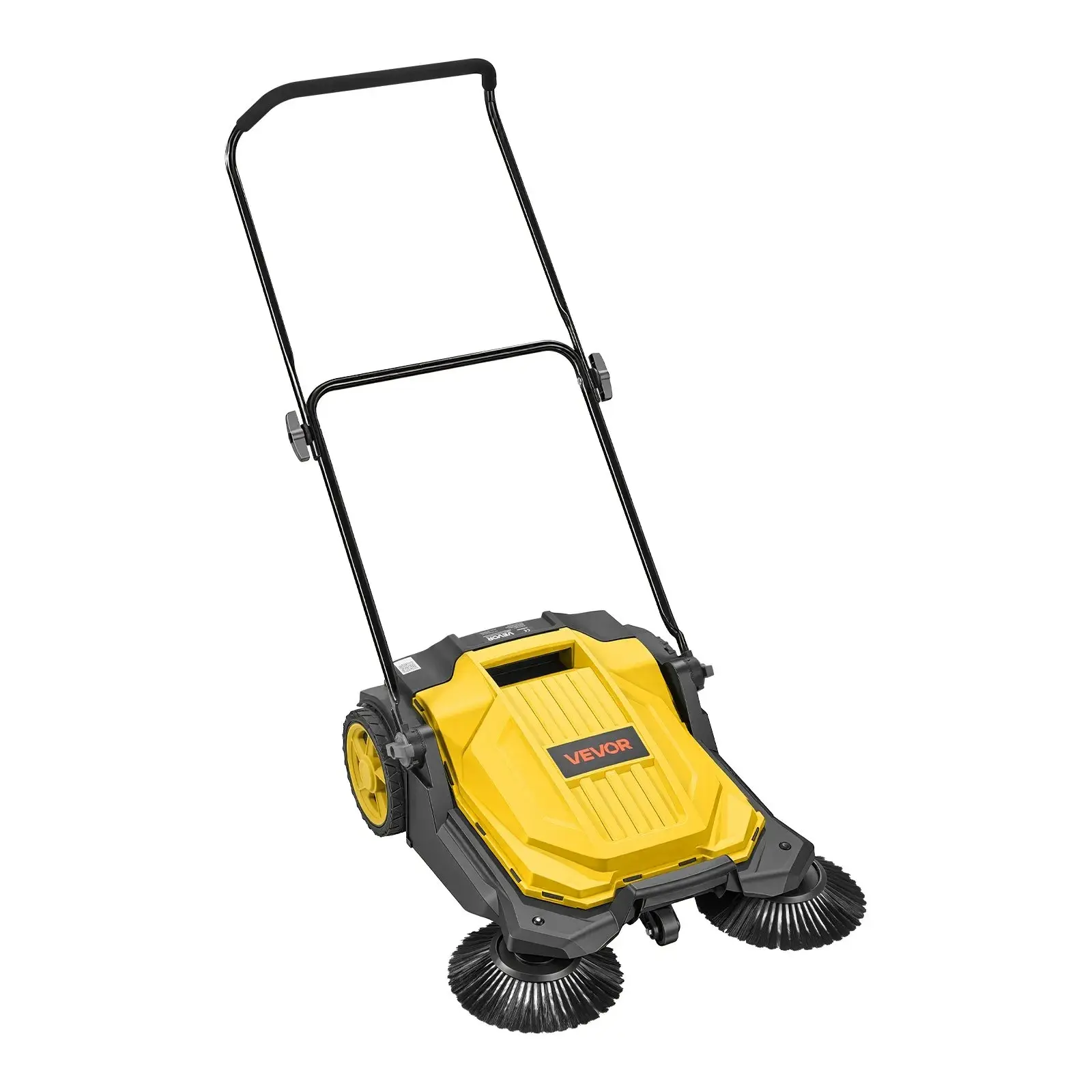 VEVOR Walk-behind Hand Push Floor Sweeper - 25.6" Width
