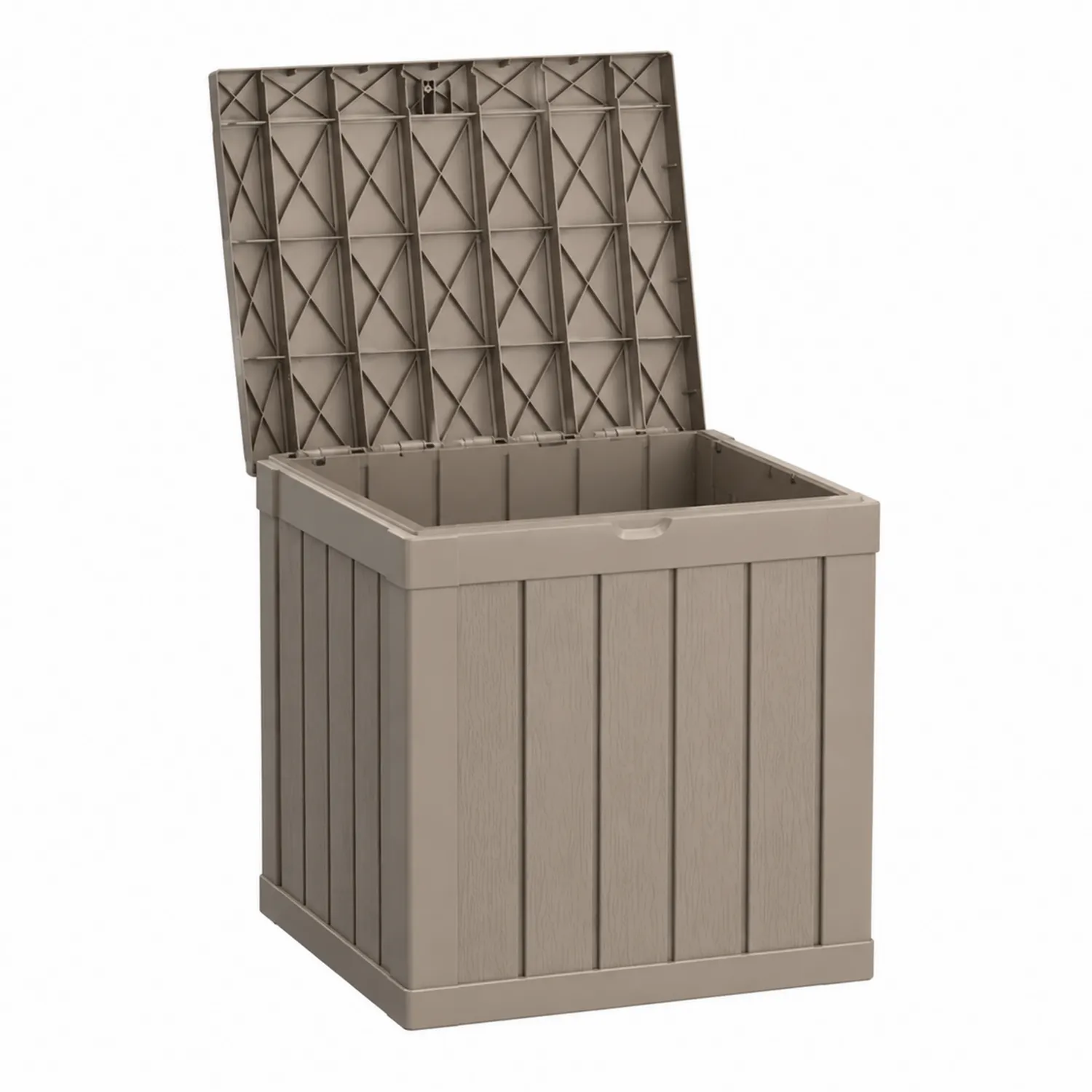 Boîte de rangement en plastique Marron 55x44x58 cm
