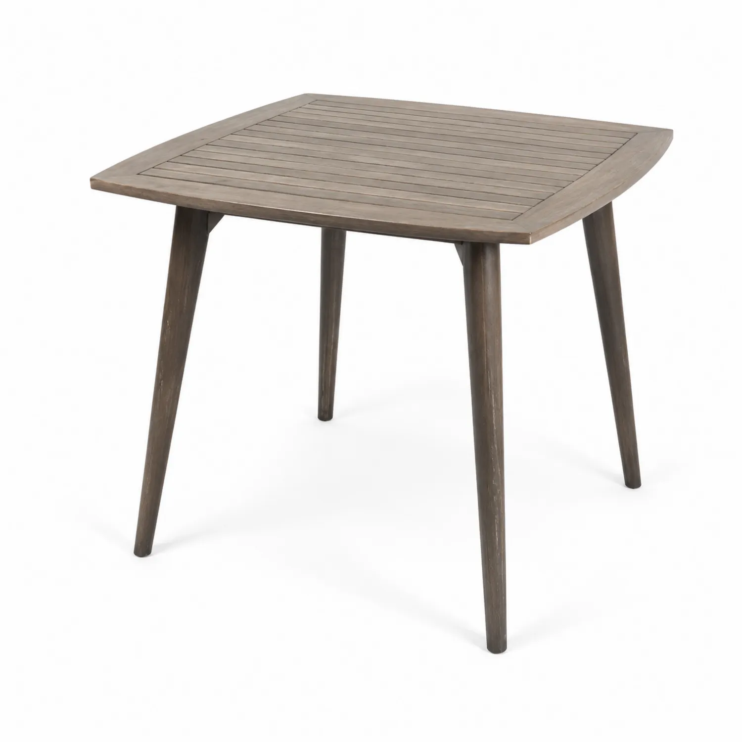 Table carrée en bois d'acacia 90x90x75 cm