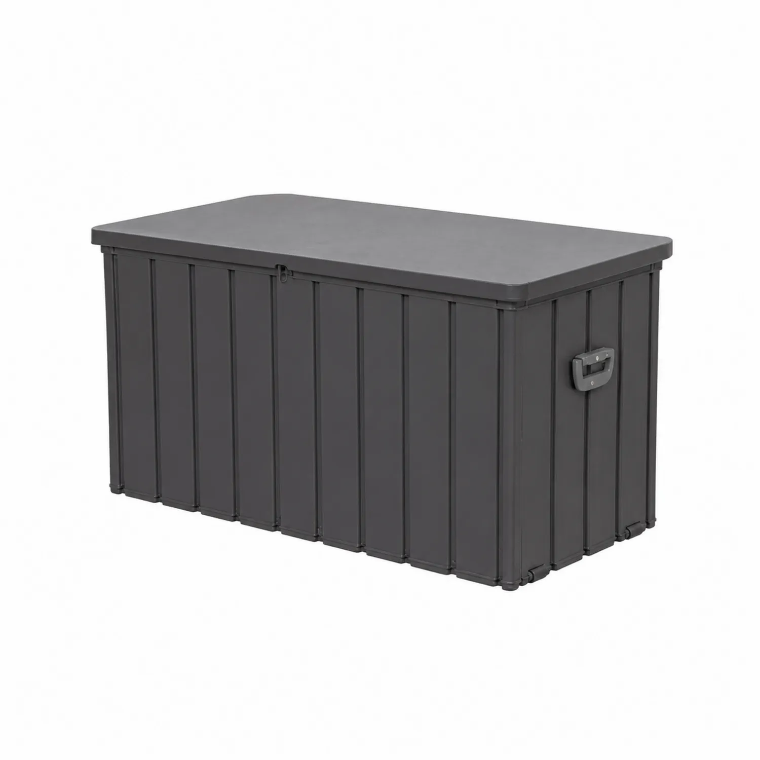 Coffre de rangement en plastique Noir 118x55x60 cm-Velnovorin