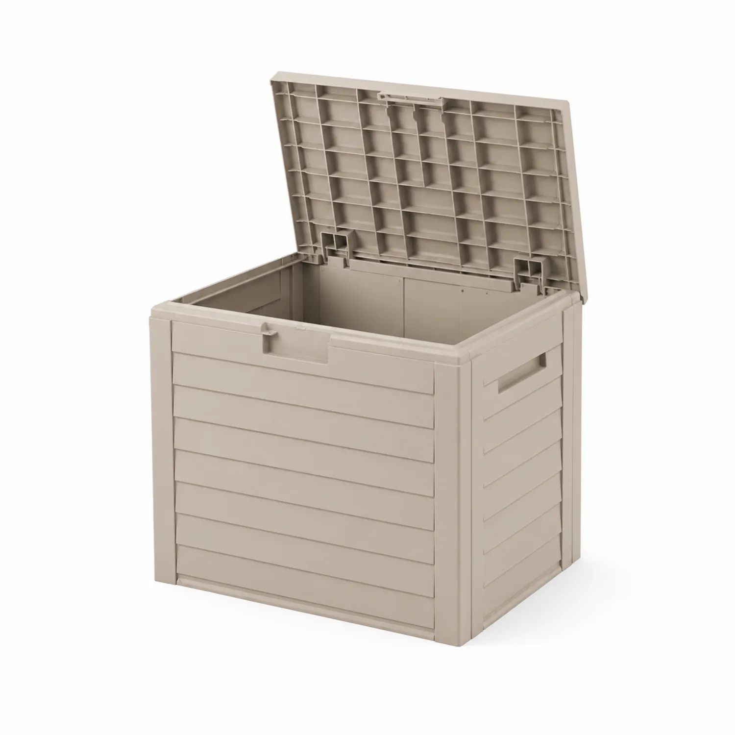Boîte de rangement en plastique Polypropylène Beige 60x45x50 cm-Velnovorin