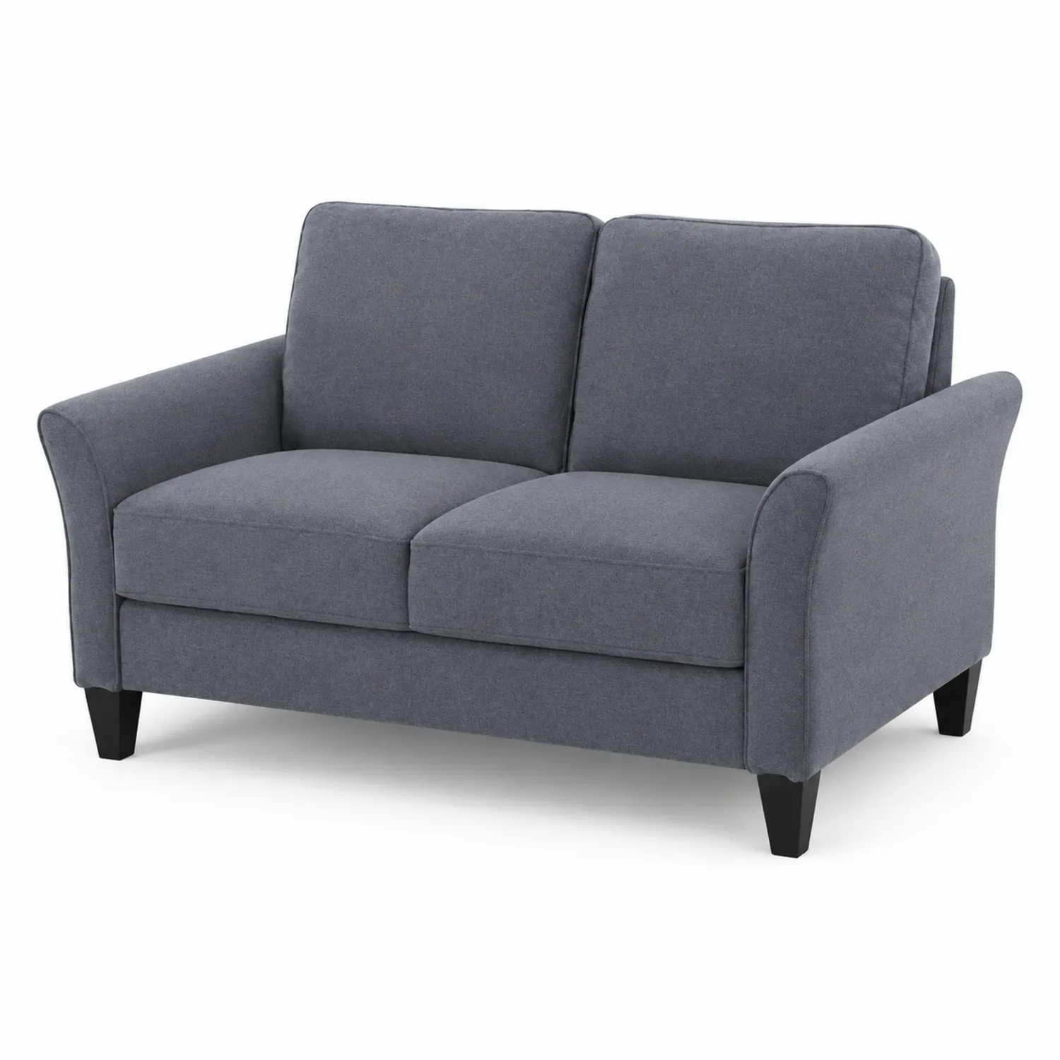 Canapé 2 places en tissu Gris Foncé-Velnovorin