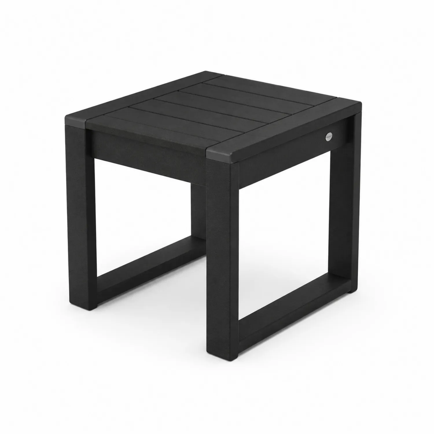 Table d'appoint en plastique noir-Velnovorin