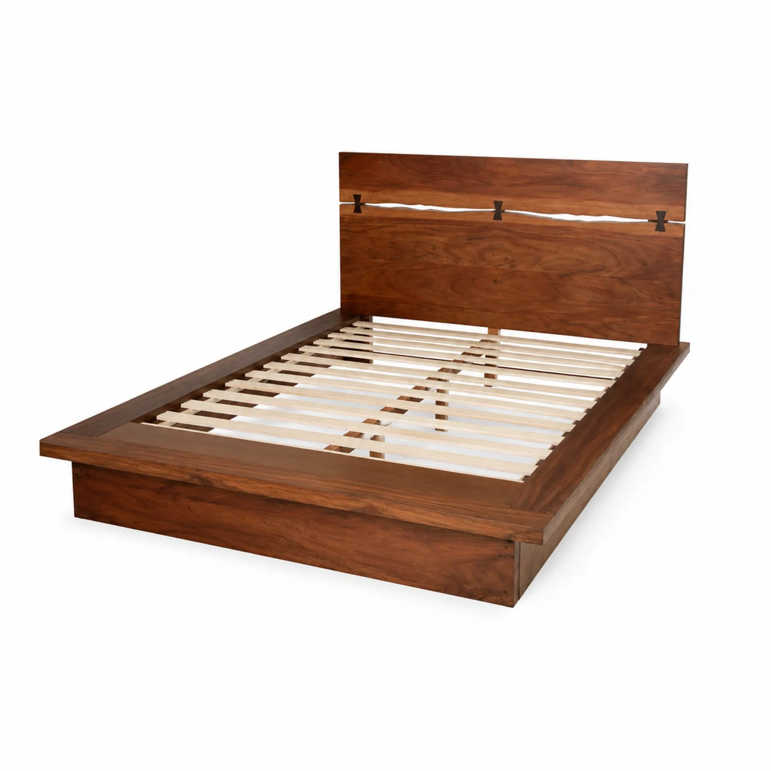 Lit en bois massifs 210x160 cm-Velnovorin