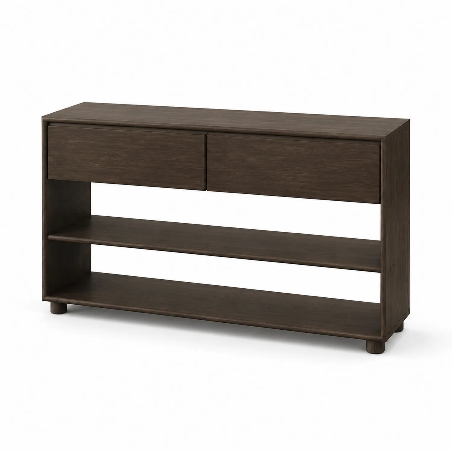 Console en Bois avec Tiroirs et Étagères-Velnovorin
