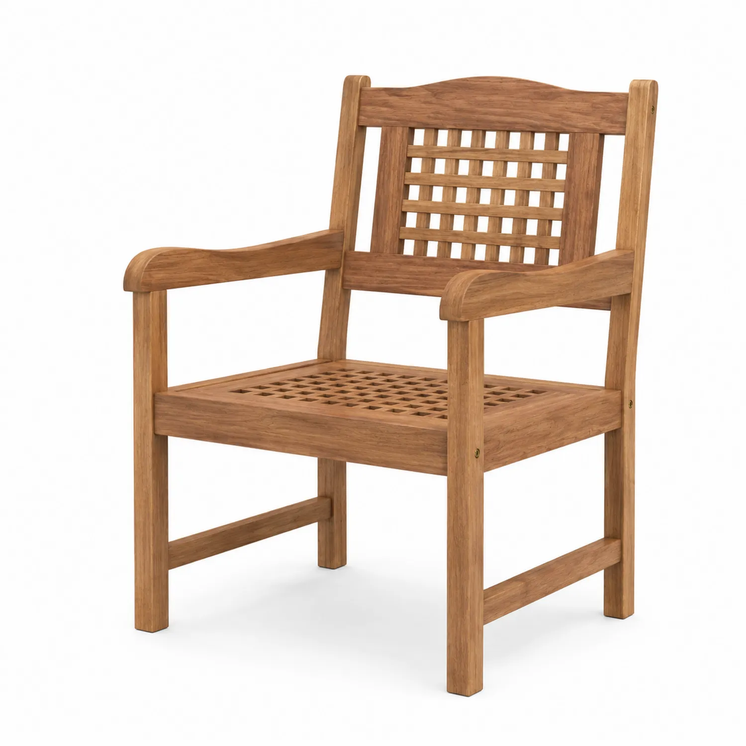 Chaise de jardin en bois d'acacia