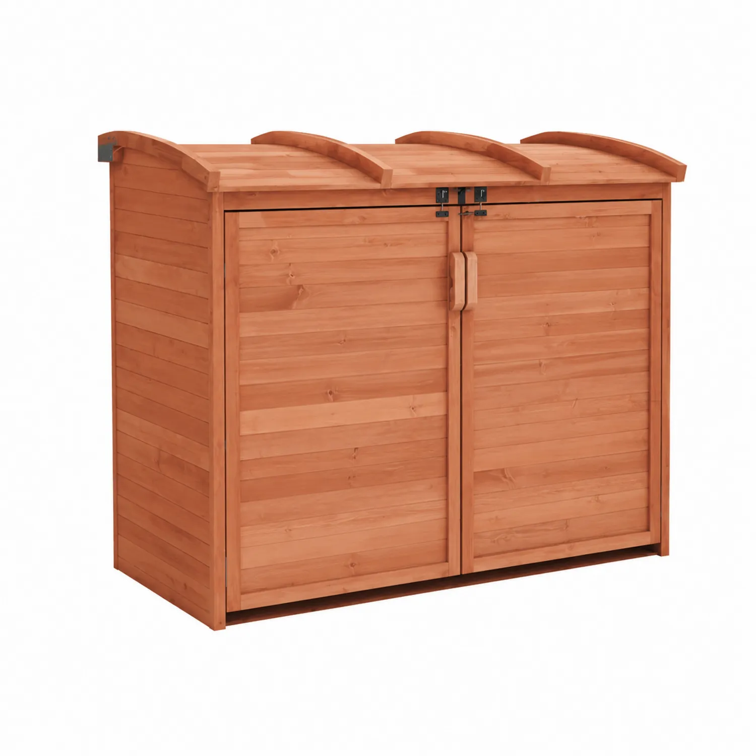 Abri de rangement extérieur en bois de sapin 120x75x120 cm