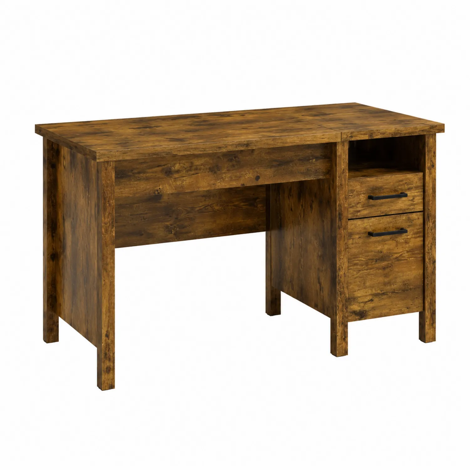 Bureau en bois avec tiroirs 120x60x75 cm