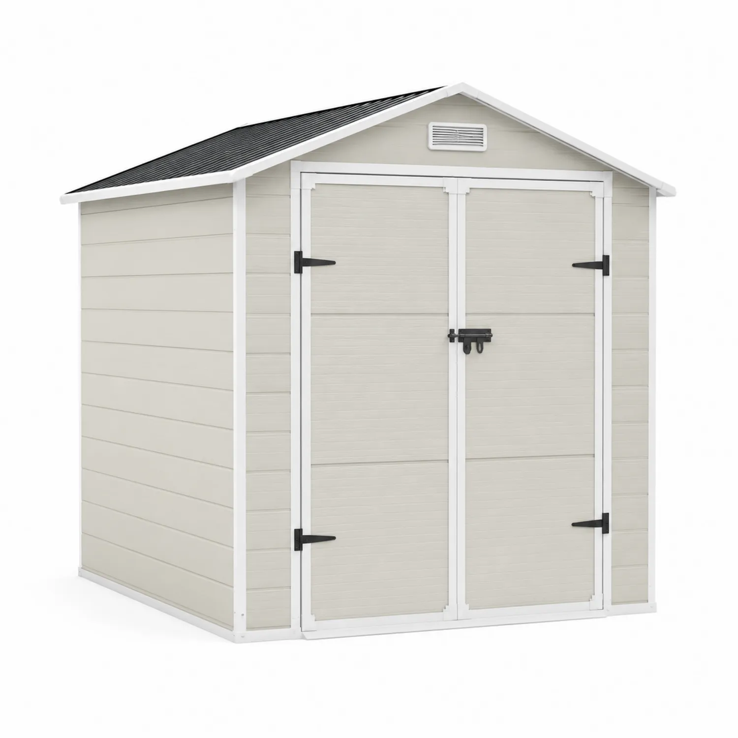 Abri de jardin en plastique Beige 150x200x210 cm
