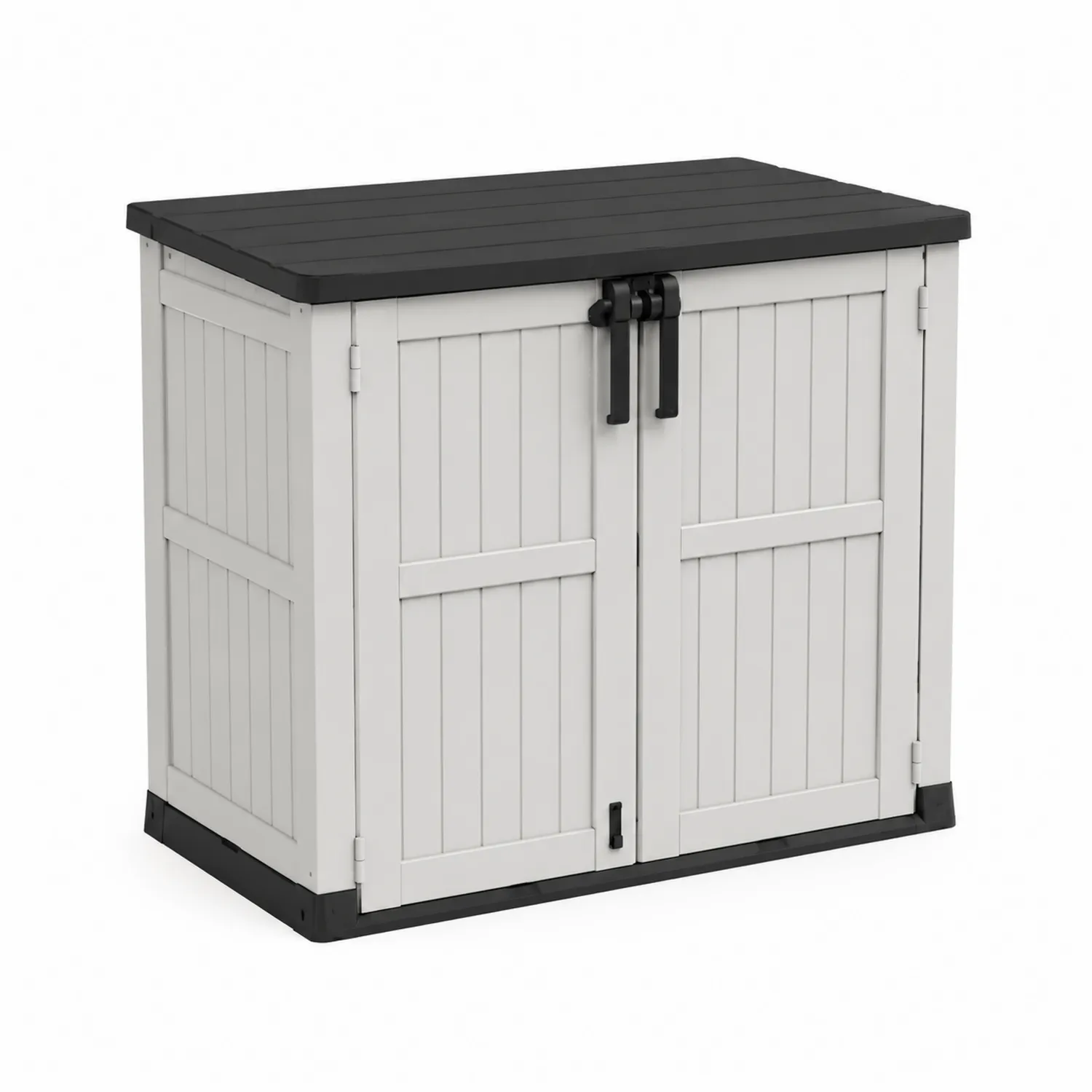 Armoire de rangement extérieur en plastique à deux portes 120x70x110 cm