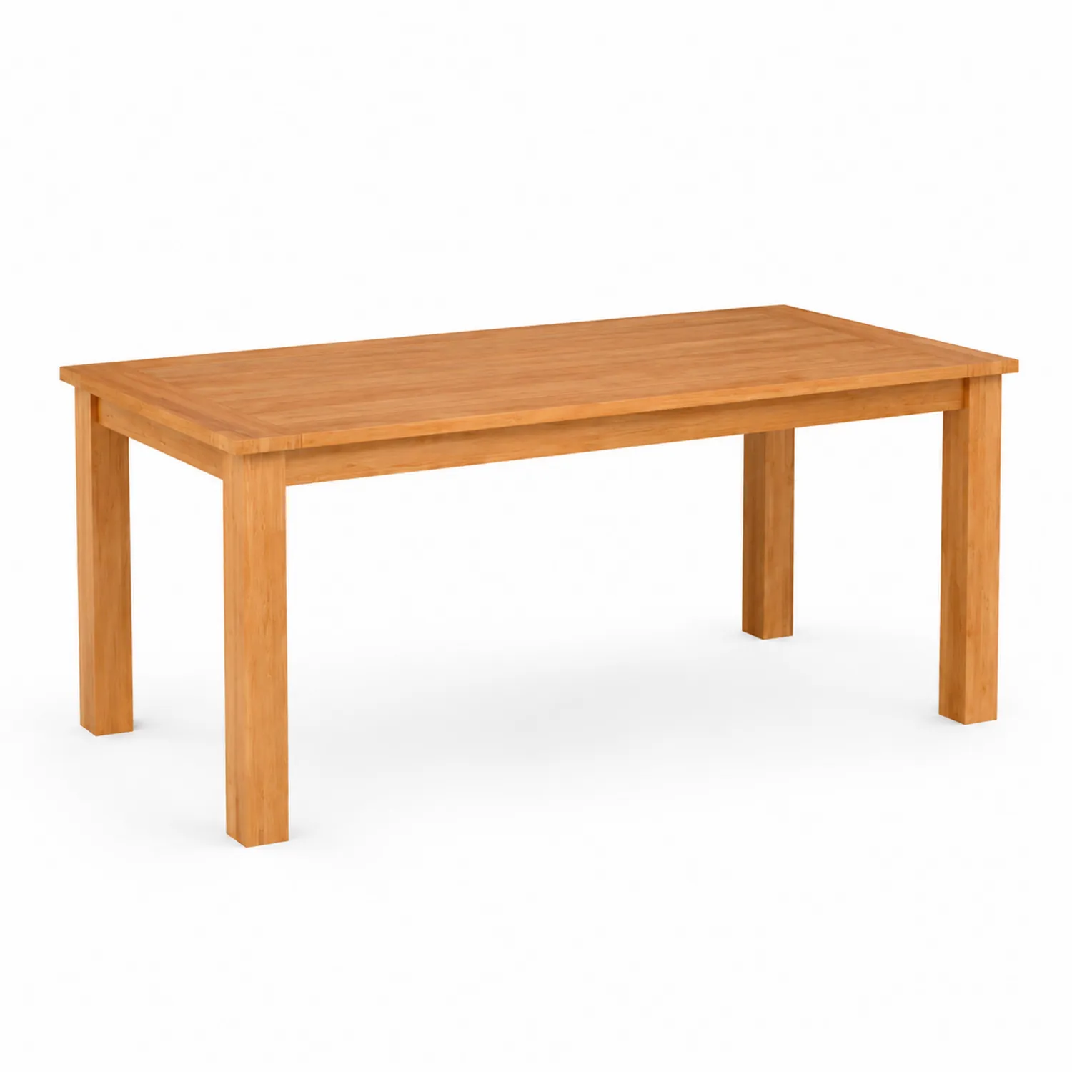 Table en bois de teck massif 200x100x75 cm