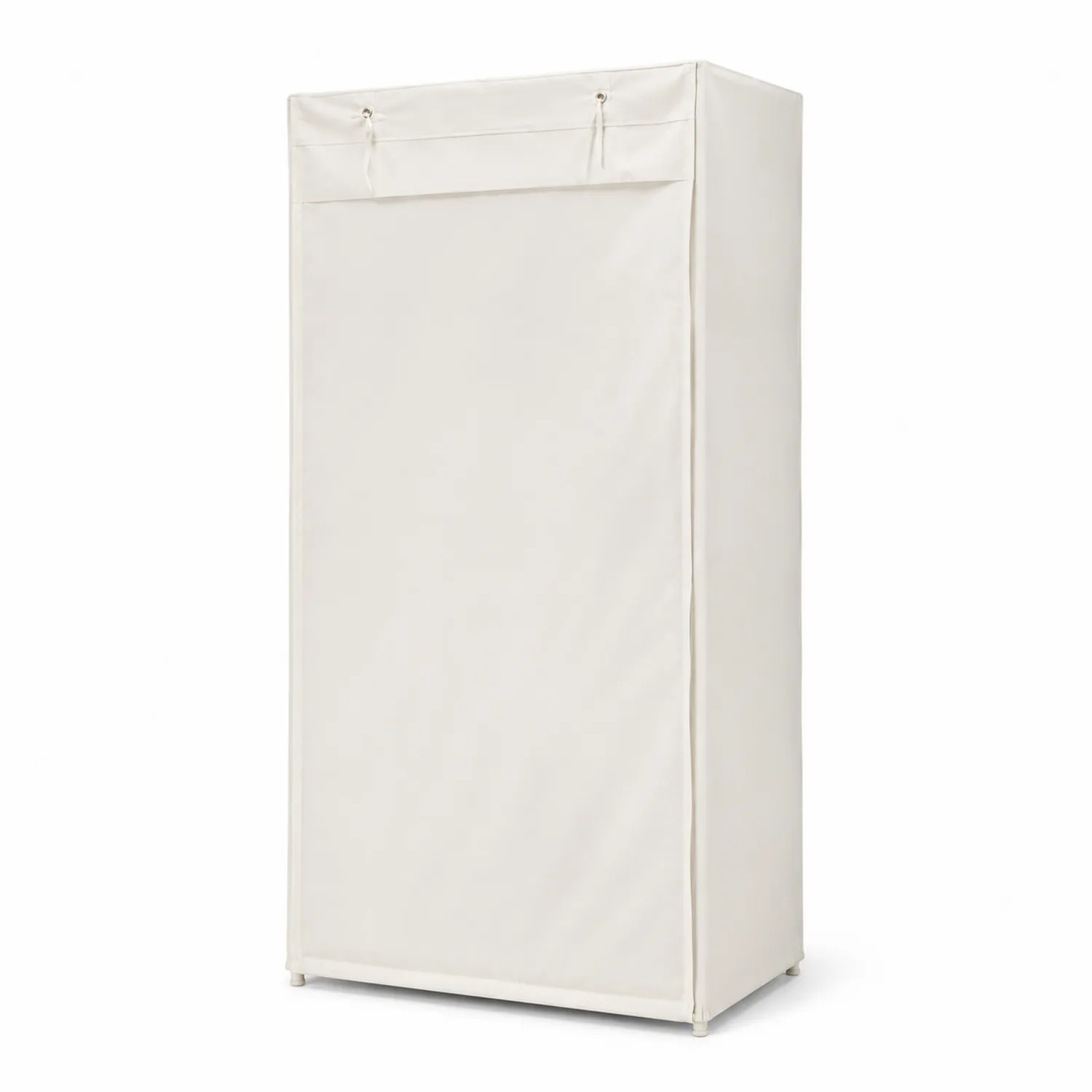 Armoire en métal avec housse en polyester Beige