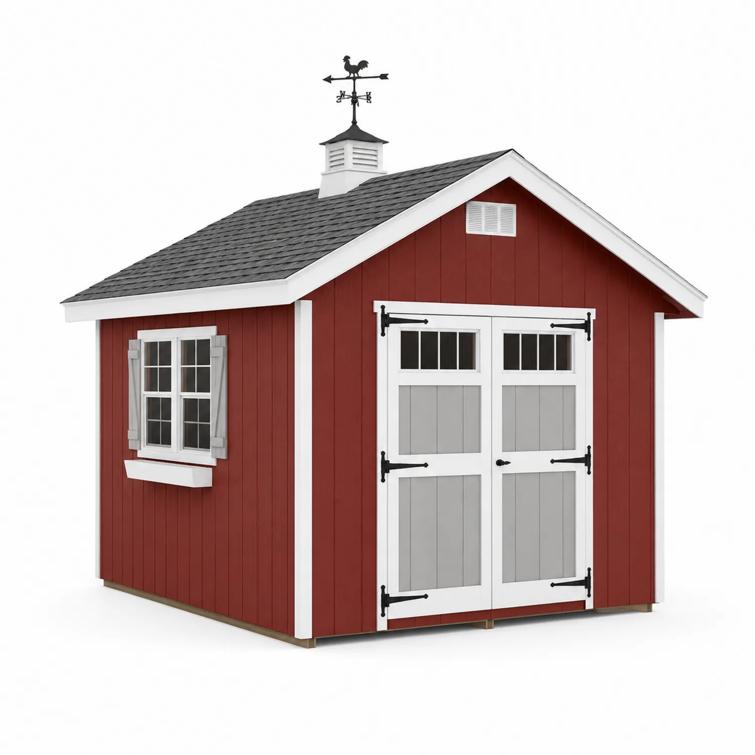 Grange de Jardin en Bois avec Double Porte et Fenêtre