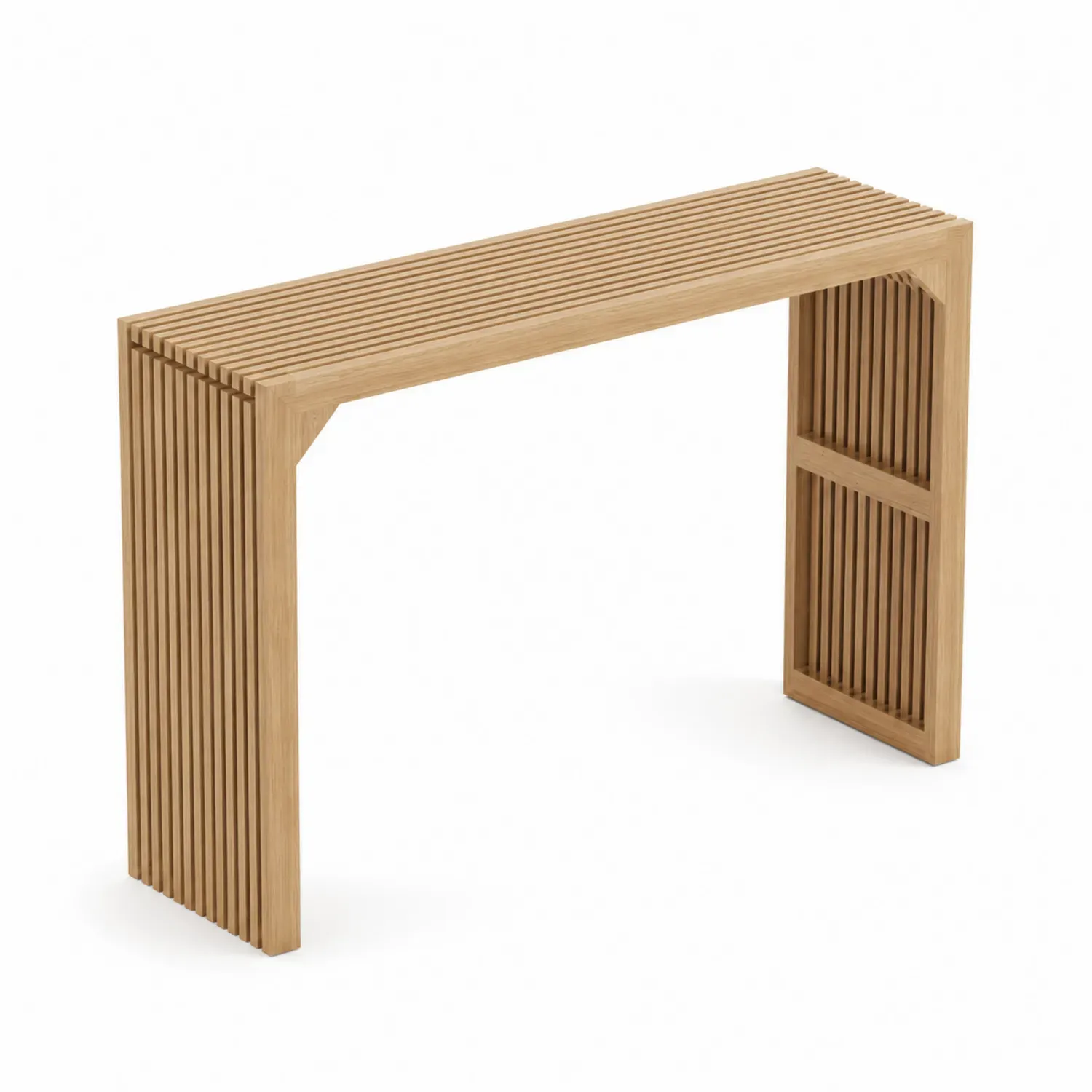 Stolik konsolowy bambusowy 100 cm