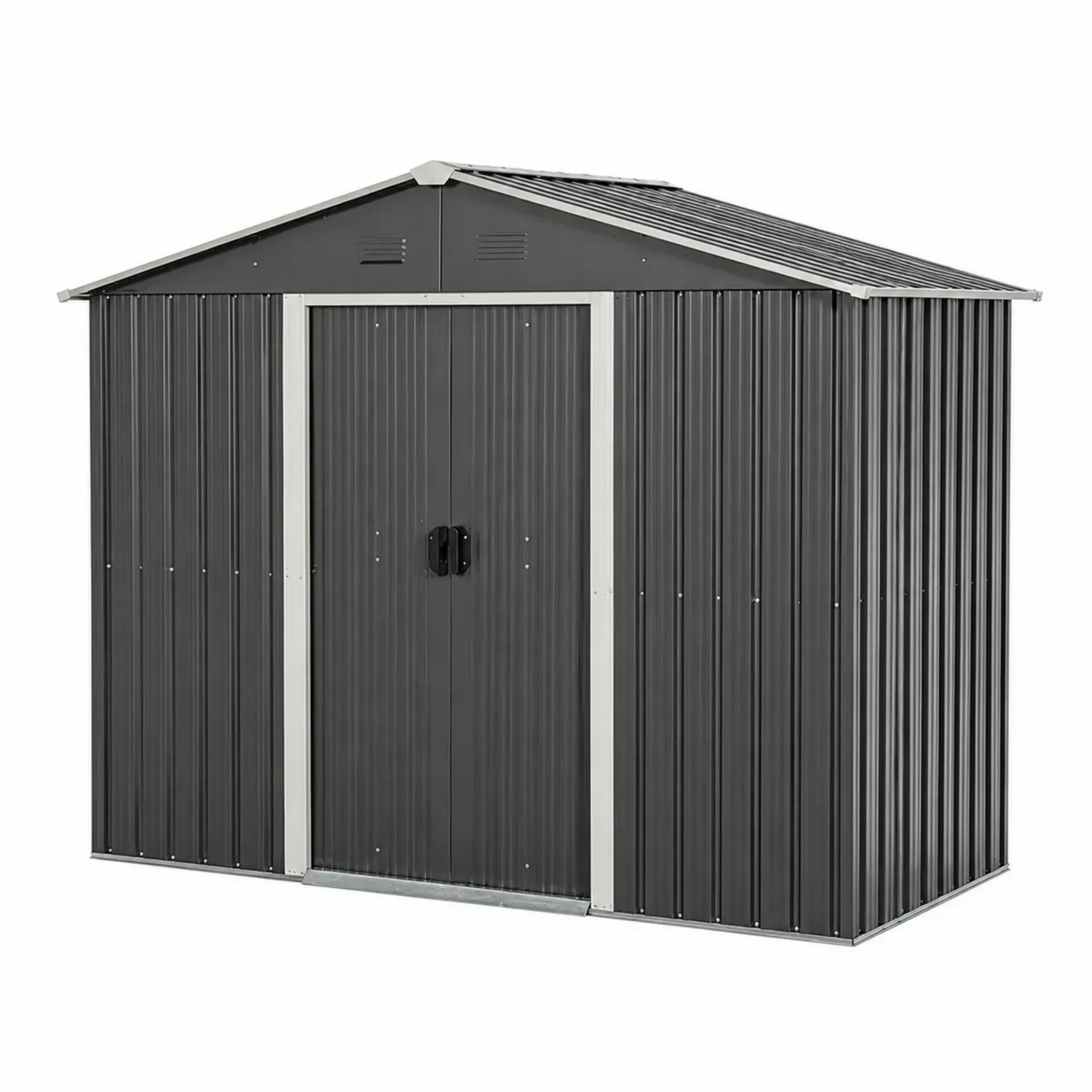 Metalowy domek ogrodowy z blachy stalowej 213 x 130 x 173 cm