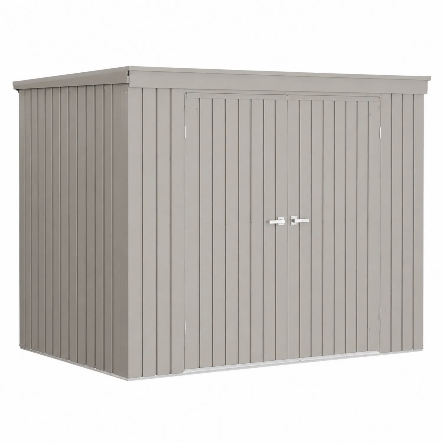 Capanno portaoggetti in metallo grigio 300x200x210 cm
