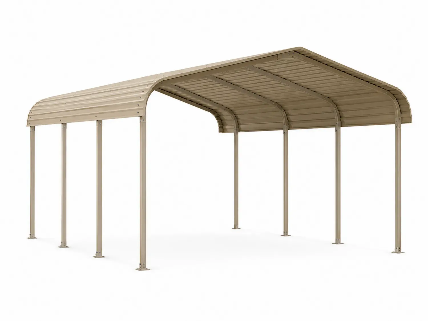 Wiata metalowa brązowa 600x300x240 cm