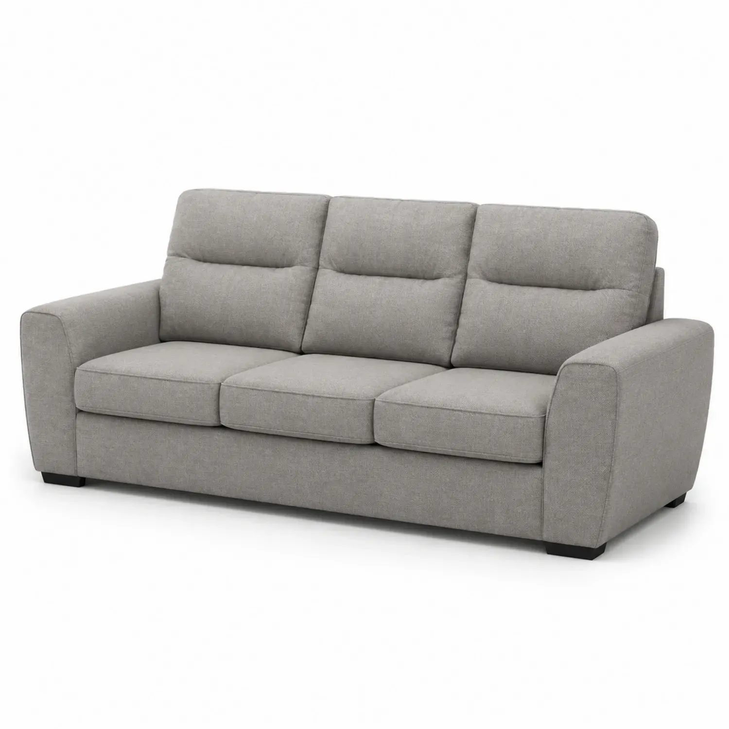 Sofa trzyosobowa z tkaniny Szary 220 cm