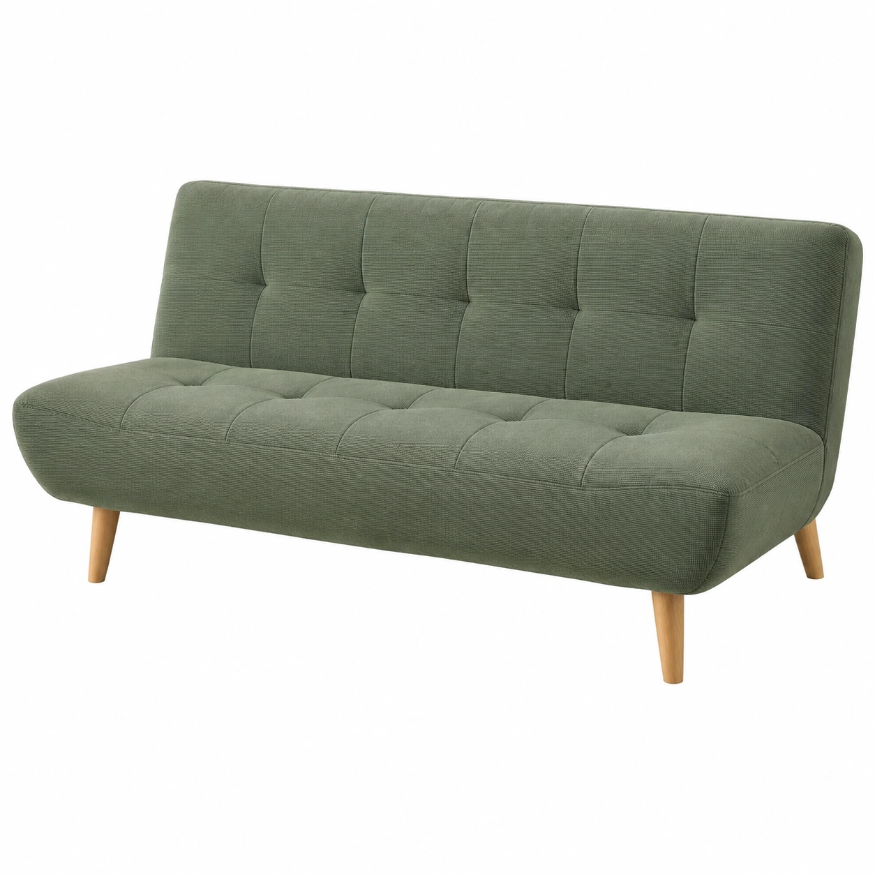 Sofa cama Verde salvia moderno acolchado-furnlita