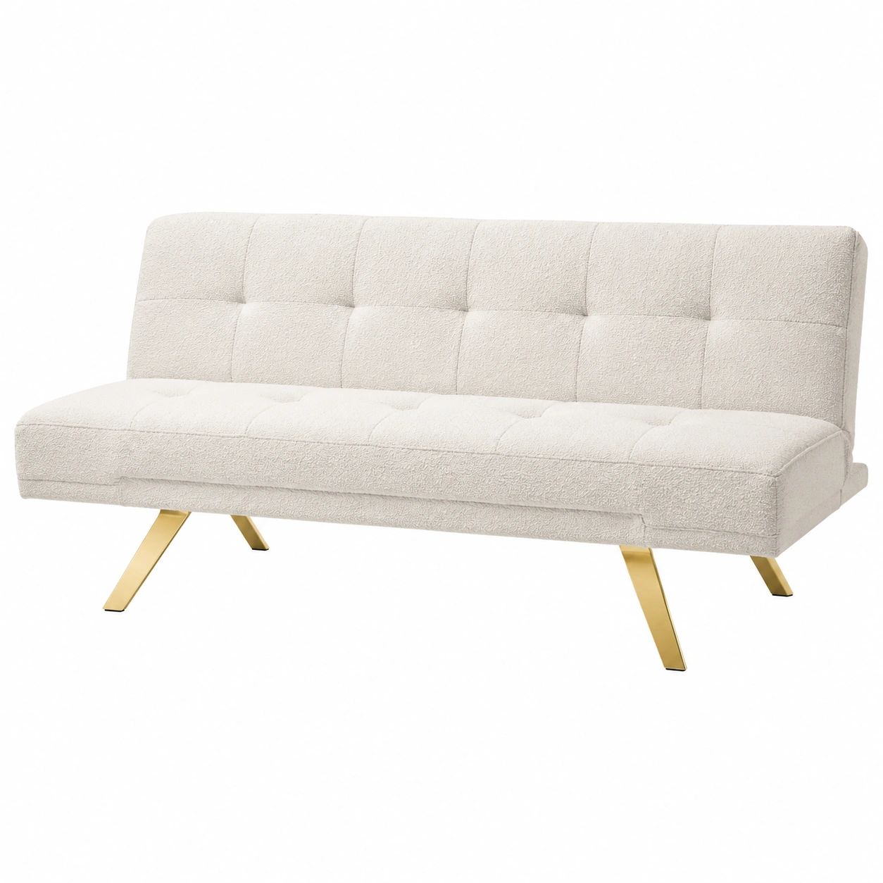 Sofa cama Blanco crema moderno-furnlita