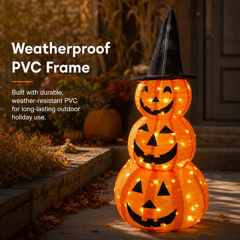 🎃Halloween Light-Up Pumpkin Tower
