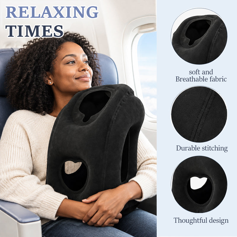 ✈️ Inflatable Forward Rest Travel Pillow | Long Trip Comfort Vibe