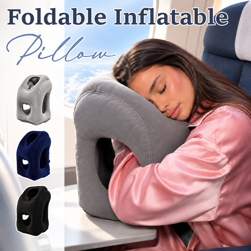 ✈️ Inflatable Forward Rest Travel Pillow | Long Trip Comfort Vibe