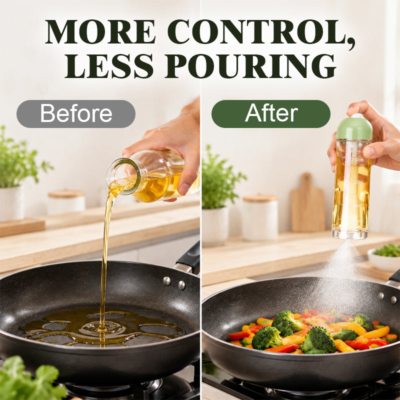 🥗 Downward-Spray Cooking Oil Sprayer — Control Your Oil For Healthier Cooking!