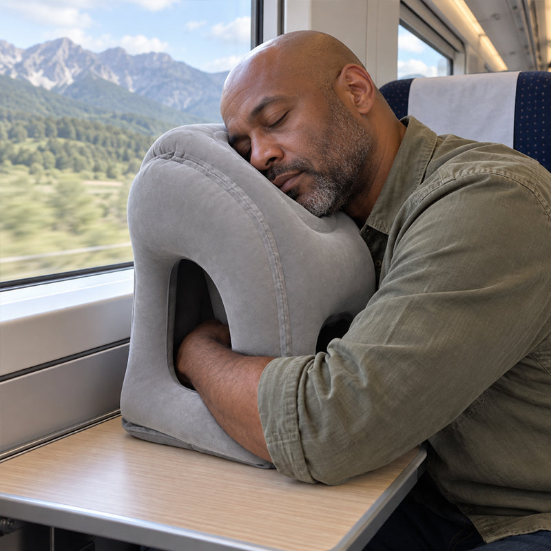 ✈️ Inflatable Forward Rest Travel Pillow | Long Trip Comfort Vibe
