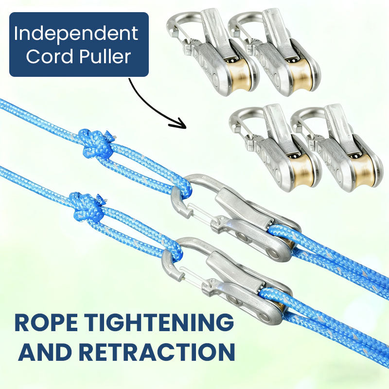 ⛺ Rope Tensioner – No Knots Needed for Camping & Outdoor Activities