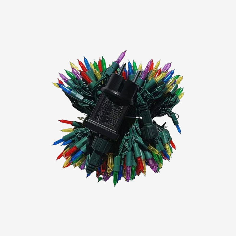 🎄Vibrant Retro Pointed Bulb LED Christmas String Lights - Festive Holiday Decor