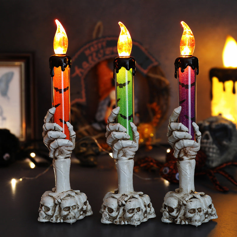 🕯️Halloween Ghost Hand LED Candle Decoration