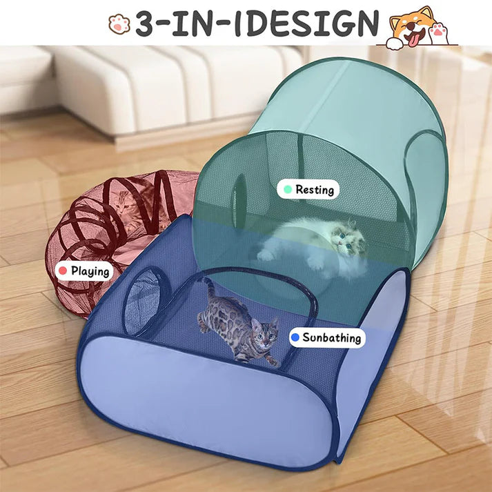 🐱Large Cat Tunnel for Play and Lounging