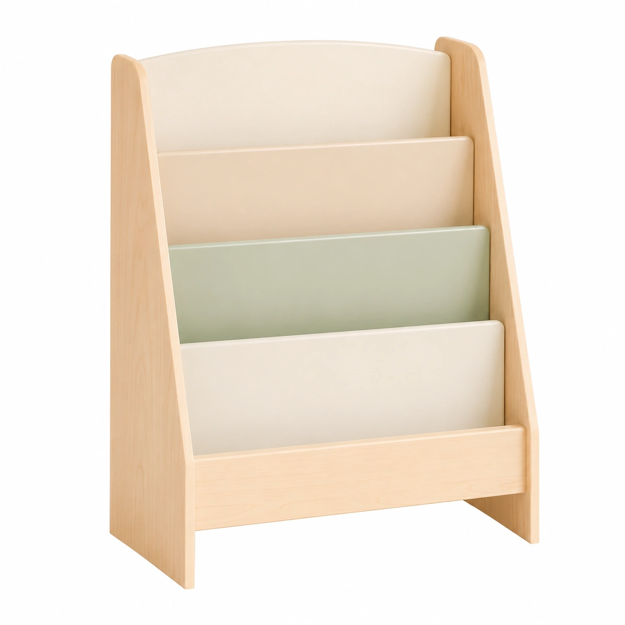 Librero Infantil de Madera con 4 Niveles-casaformo
