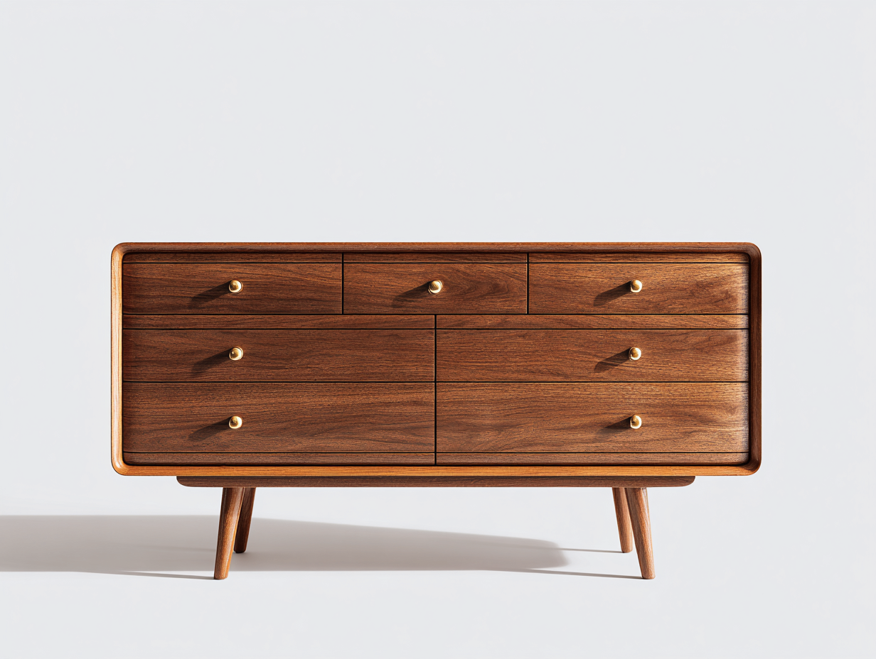 Kommode mit Schubladen Holzwerkstoff 150x45x80 cm - Braun - Modernes Design für Schlafzimmer und Wohnzimmer-Havengetlab