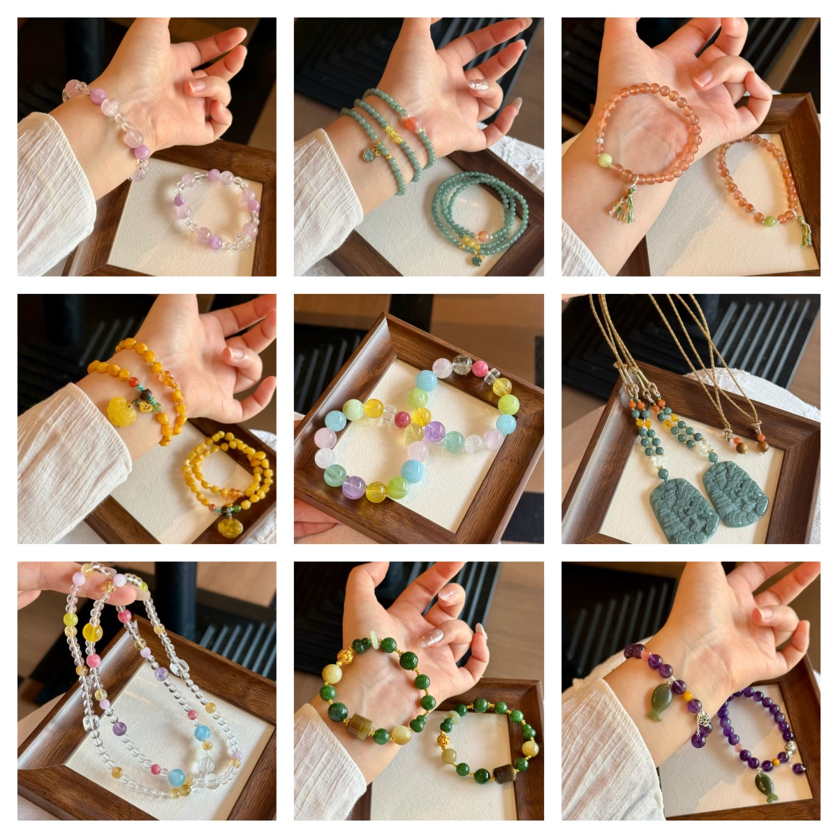 DIY Crystal Bracelets $ Necklace